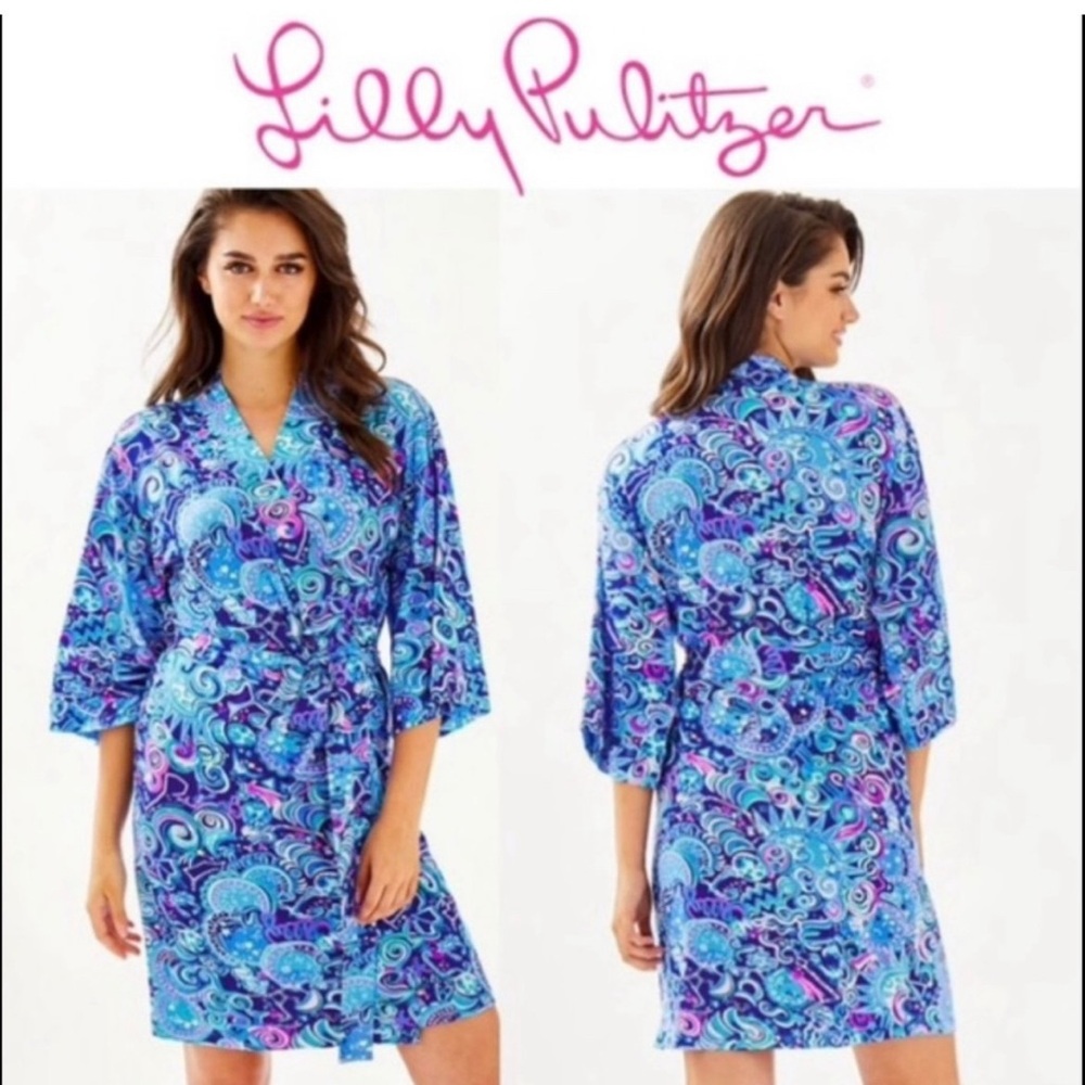 Lilly Pulitzer Cosmic Kismet Lina Women’s Robe